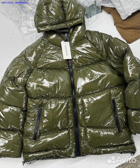 Пуховик Cole Buxton зеленый качество (Арт.67315)