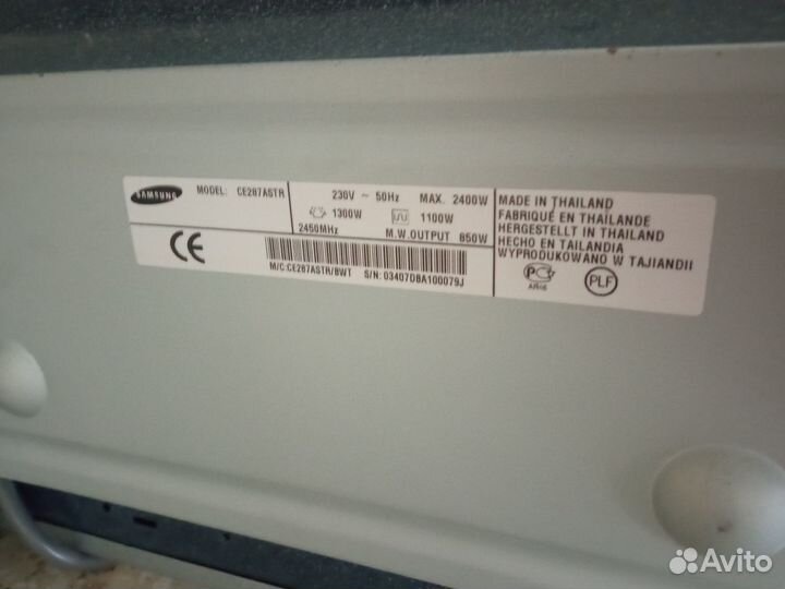 Микроволновая печь, CE287astr Samsung