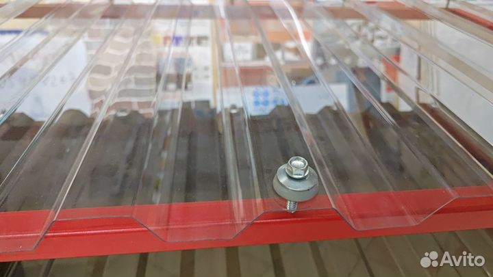 Профнастил прозрачный, профиль поликарбонатный