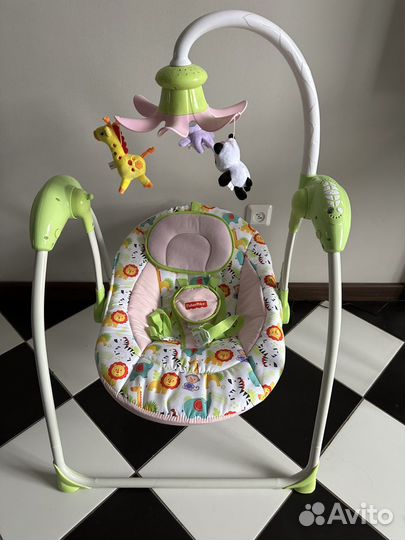 Электронные качели fisher price