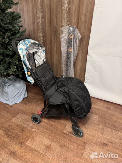 Коляска складная Baby ton + чехол и дождевик