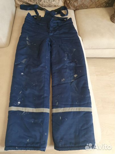 Спецодежда мужской зимний полукомбинезон