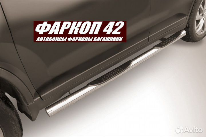 Защита порогов Hyundai IX-35