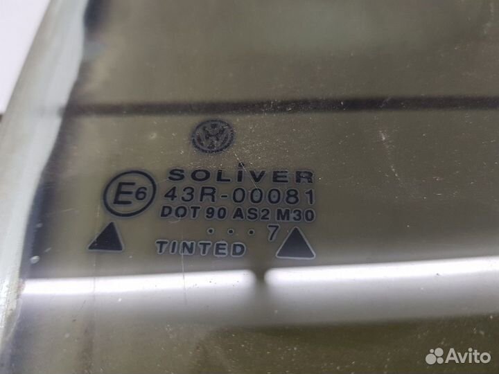 Стекло заднее правое (Volkswagen Passat)