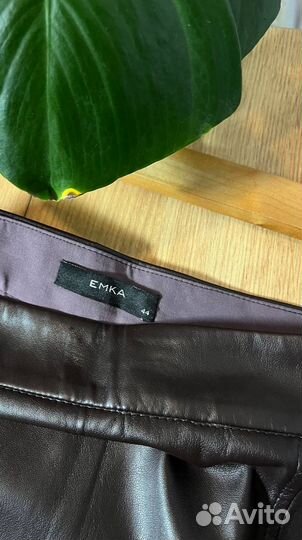 Кожаная юбка 44