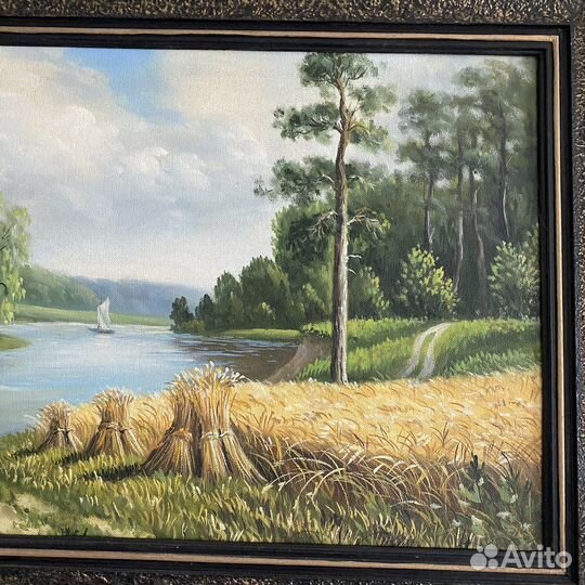 Картина маслом на холсте пейзаж