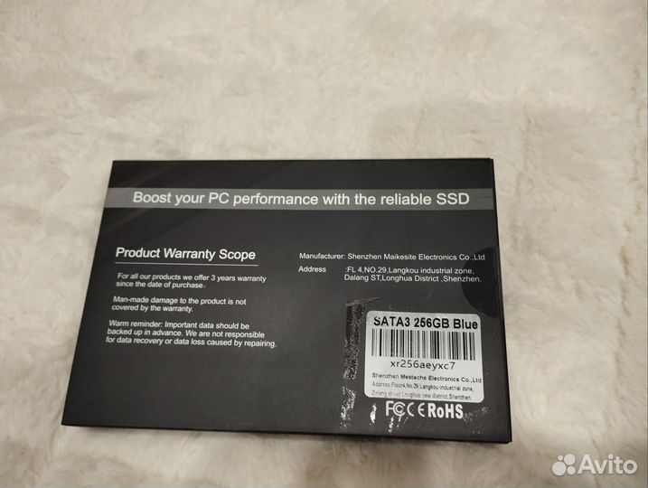 Жесткий диск ssd 128, 256, 512