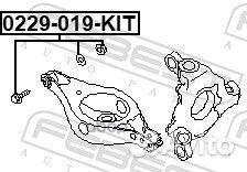 Болт с эксцентриком (ремкомплект) 0229-019-KIT