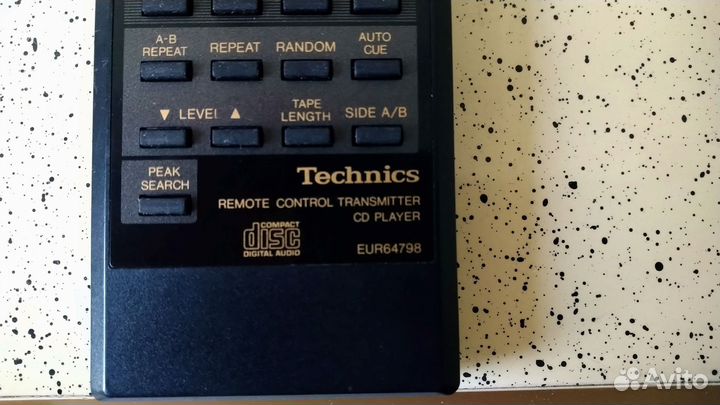 Редкий пульт для сд Technics EUR-64798