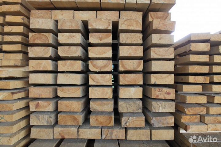 Брус обрезой естественной влажности хвоя 1 сорт
