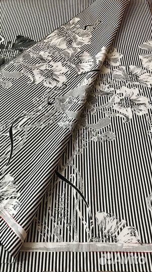 Отрезы тканей/ костюмно-плательный хлопок (Италия)