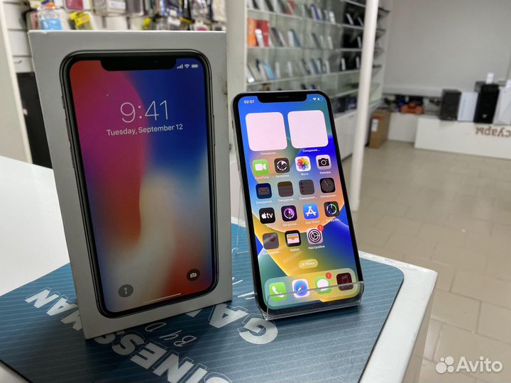 Смартфон Apple iPhone X 256Gb (Рассрочка/обмен)