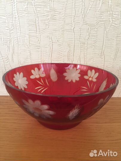 Ваза,салатники,кувшин ссср(цветное стекло)