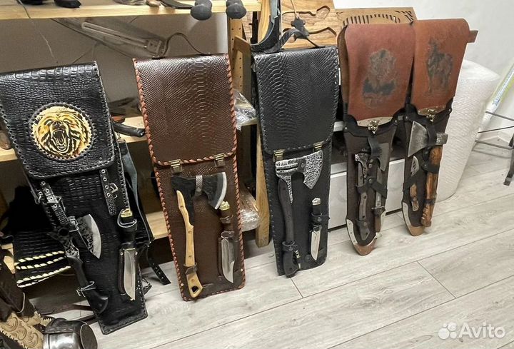 Крутые наборы шампура +топор+нож