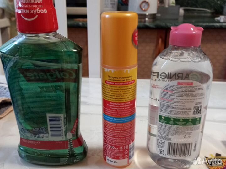 Мицелярная вода garnier, Колгейт ополаскиватель