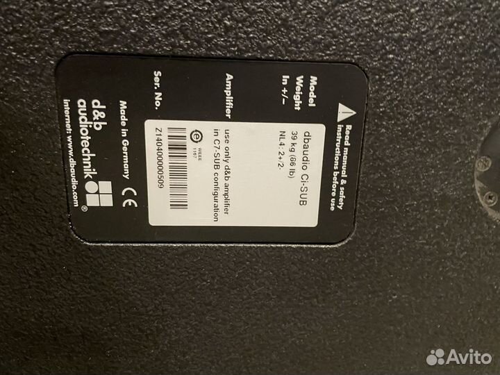 D&b audiotechnik Ci7 SUB