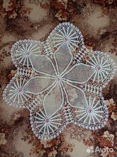 Салфетки ручной работы вязаные