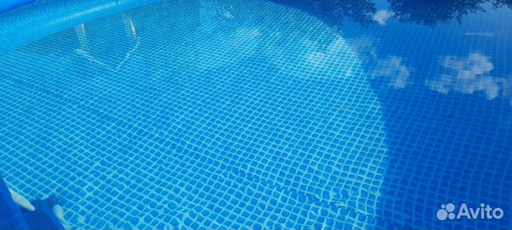 Каркасный бассейн intex бу