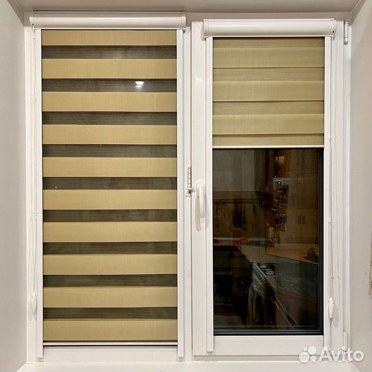 Рулонные шторы день, ночь