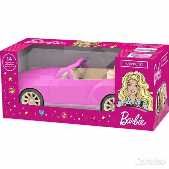 Машина кабриолет Barbie