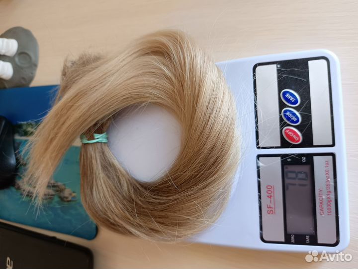 Волосы для наращивания омбре 48 см