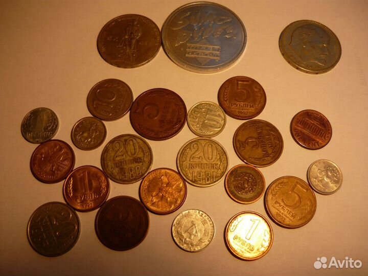 Монеты рубли СССР