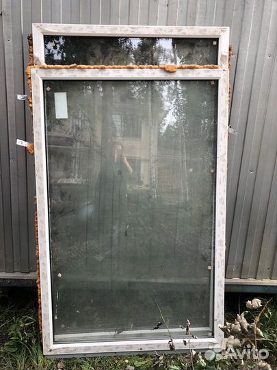 Окно пвх глухое 1110х2390, 1140х1960
