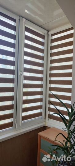 Рулонные шторы день ночь