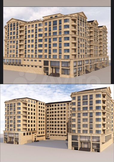 2-к. квартира, 66 м², 3/10 эт.