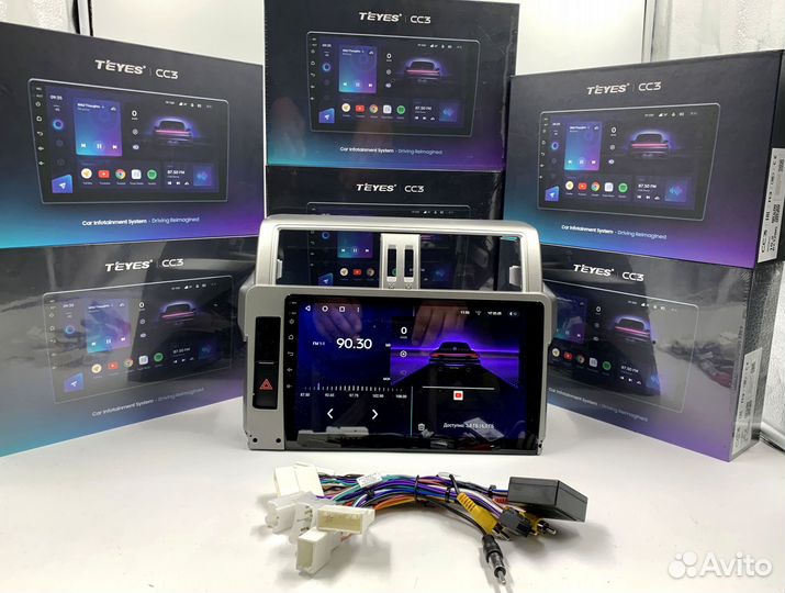 Магнитола Teyes 4/64 для Toyota Prado 150 1-рест