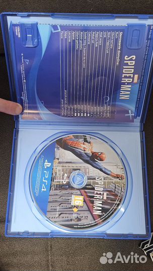 Spider man PS4/PS5 русская озвучка диск