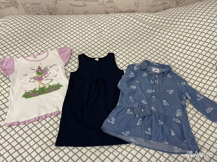 Вещи пакетом для девочки, 110/116
