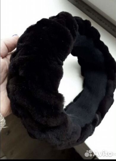 Меховая повязка на голову