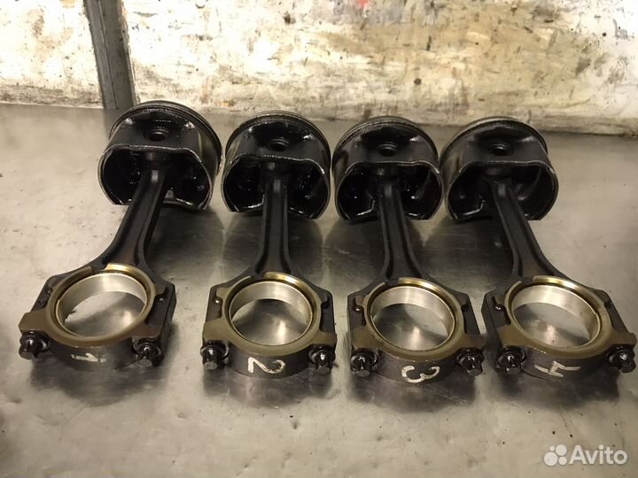 Поршень+шатун Ford Focus 1 2 3 mondeo C-max Fusion