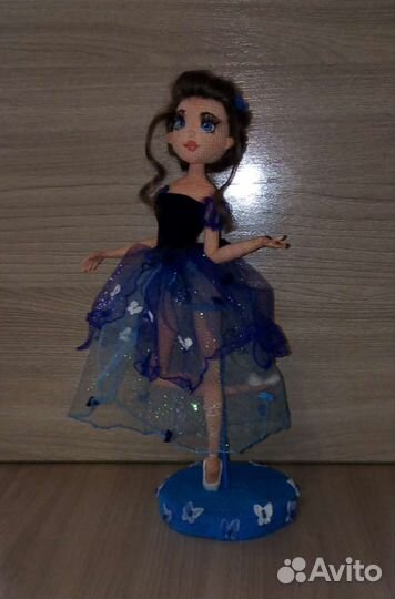 Игрушки вязаные крючком кукла балерина