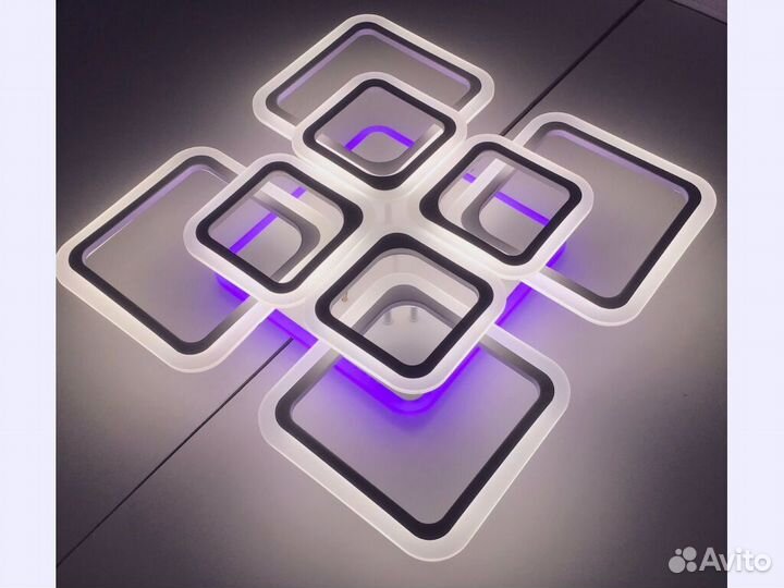 Светодиодная люстрая на 24кв\м