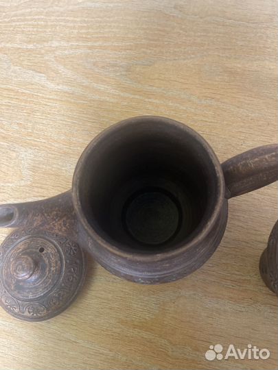 Чайник-травник скопинская керамика