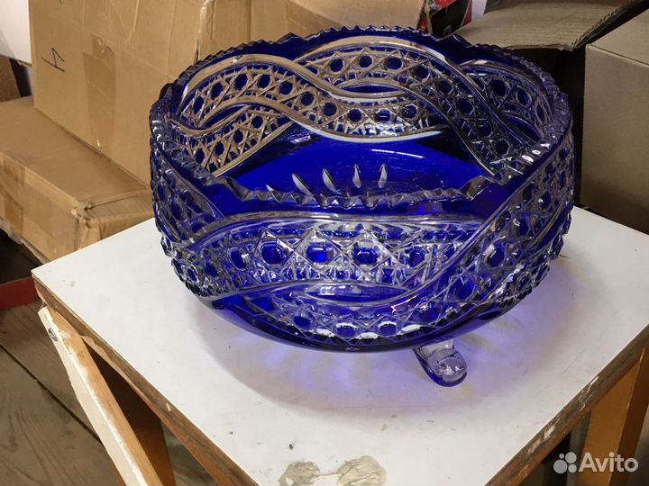 Фужеры цветное стекло