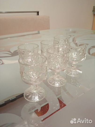 Стопки, рюмки хрустальные СССР