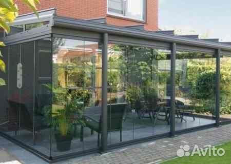 Холодное и тёплое алюминиевое остекление беседок