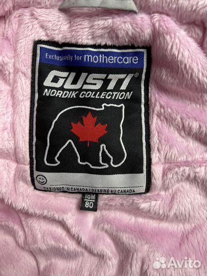 Зимний комбинезон для девочки 80