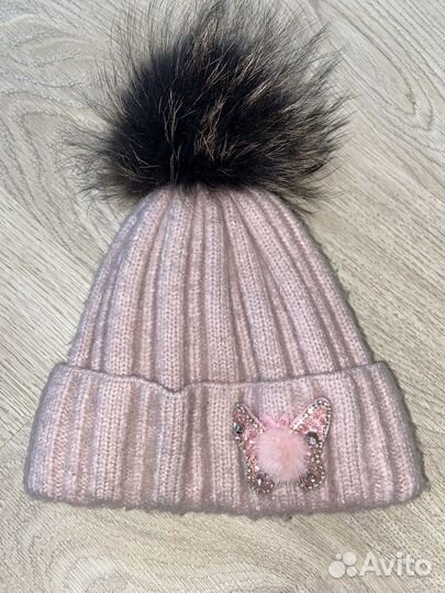 Комплект шапка и снуд для девочки