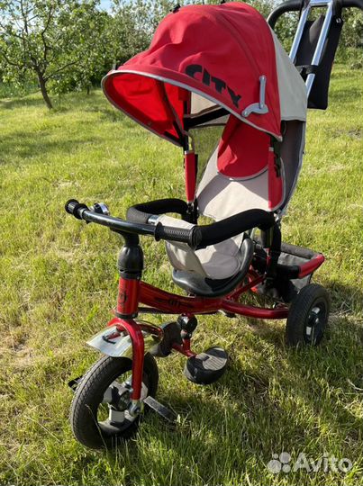 Детский велосипед с родительской ручкой