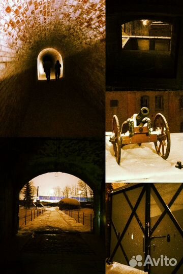 Экскурсия на ночной форт с фонариками