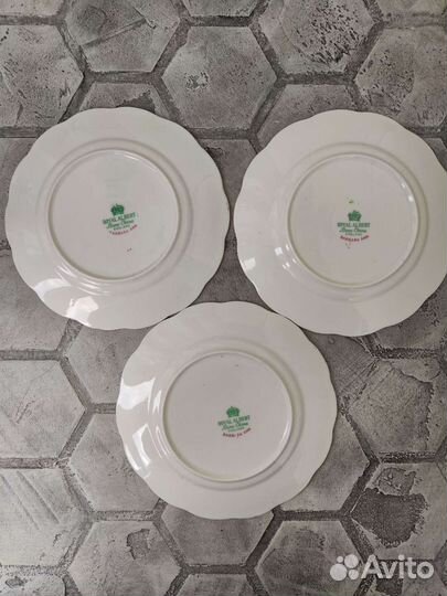 Винтажные тарелочки Royal Albert 50е годы 16 см