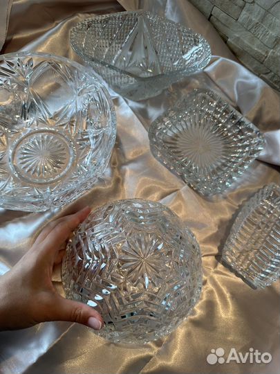 Хрустальная салатница
