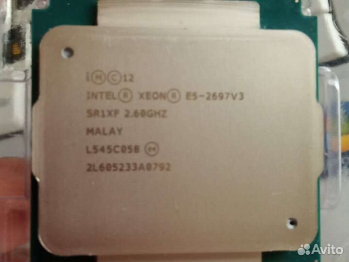 Процессор intel xeon e5-2697 v3 2.6 ггц 14 ядер