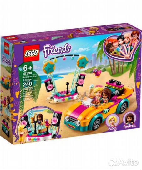 Конструктор Lego Friends машина со сценой, новый