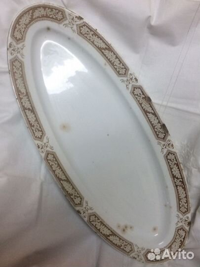 Блюдо 19 века М.С.Кузнецова