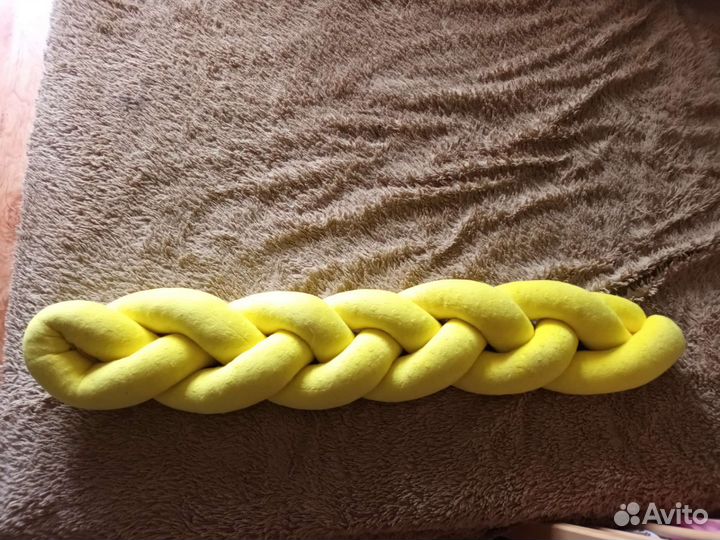 Бортик косичка Кокон гнездо для новорожденных